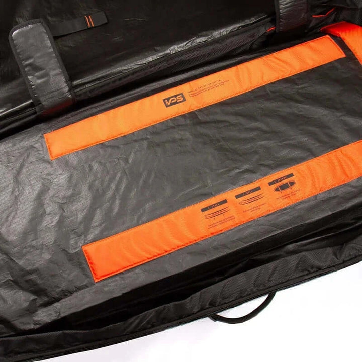 Ocean & Earth 6'4 Apex Triple Fish Travel Boardbag - Black
