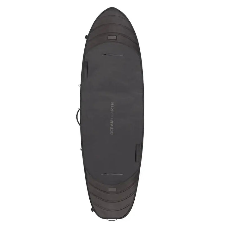 Ocean & Earth 6'4 Apex Triple Fish Travel Boardbag - Black
