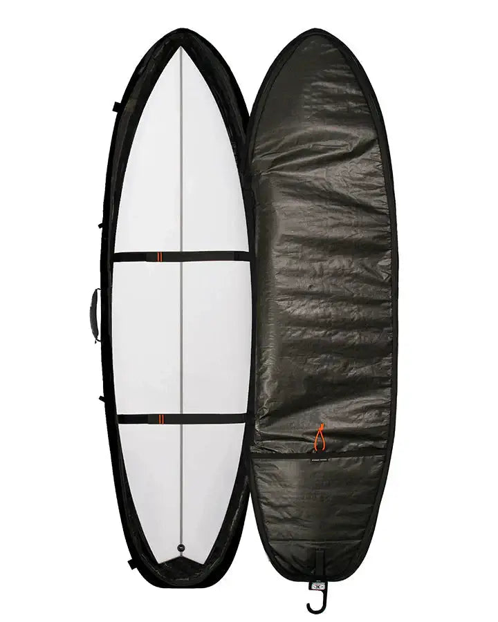 Ocean & Earth 6'4 Double Hypa Short/Fish Cover - black