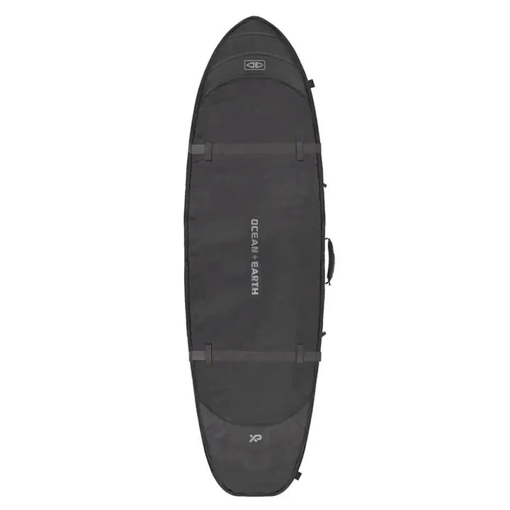 Ocean & Earth 6'4 Hypa Triple Fish/Short Cover - black