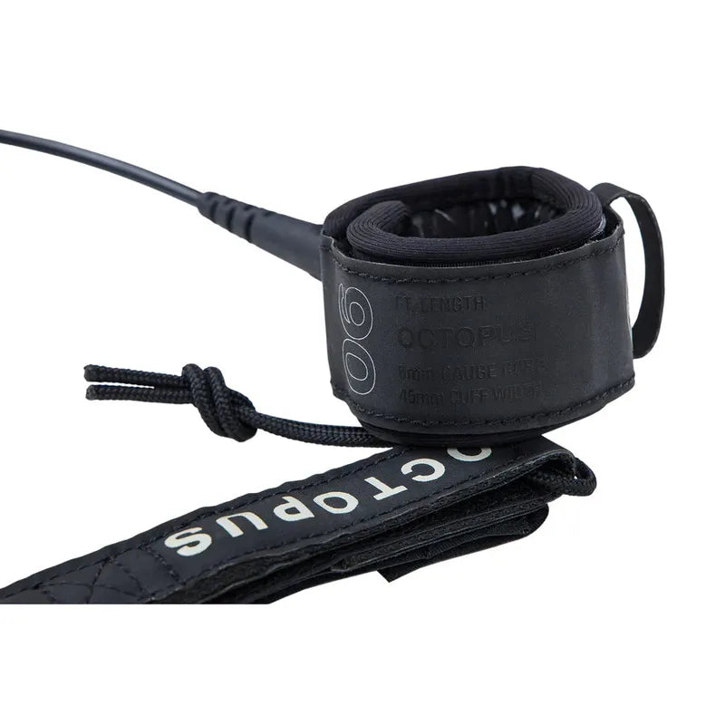 Octopus is Real Leash Mission Control 6" - Black