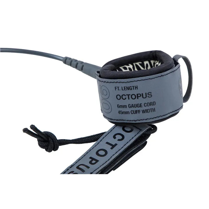 Octopus is Real Leash Mission Control 6" - Grey