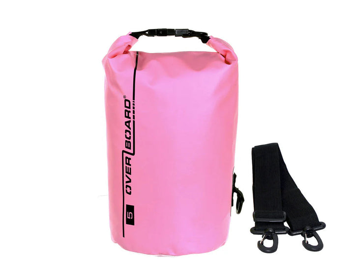 OverBoard wasserdichter Packsack 5 Liter - pink