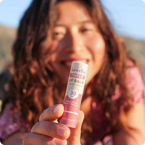 Suntribe Mineralischer Bio-Lippenbalsam Getönt LSF 30
