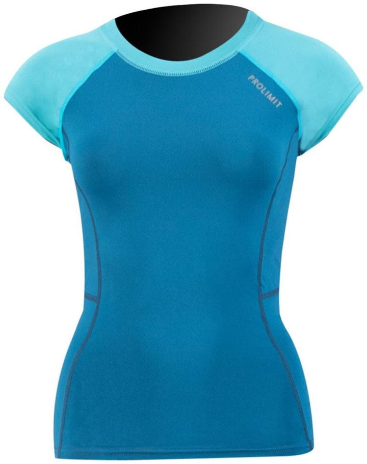 Prolimit Damen Lycra Rashguard Pure Girl - Blue/Turqoise