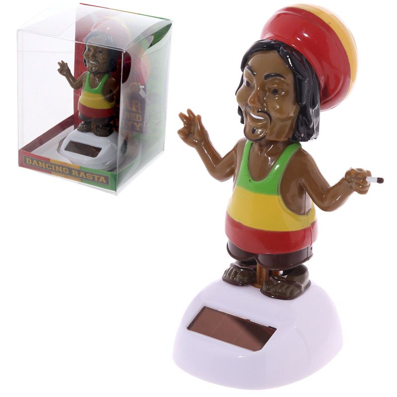 Puckator Solar Wackelfigur Dancing Rasta