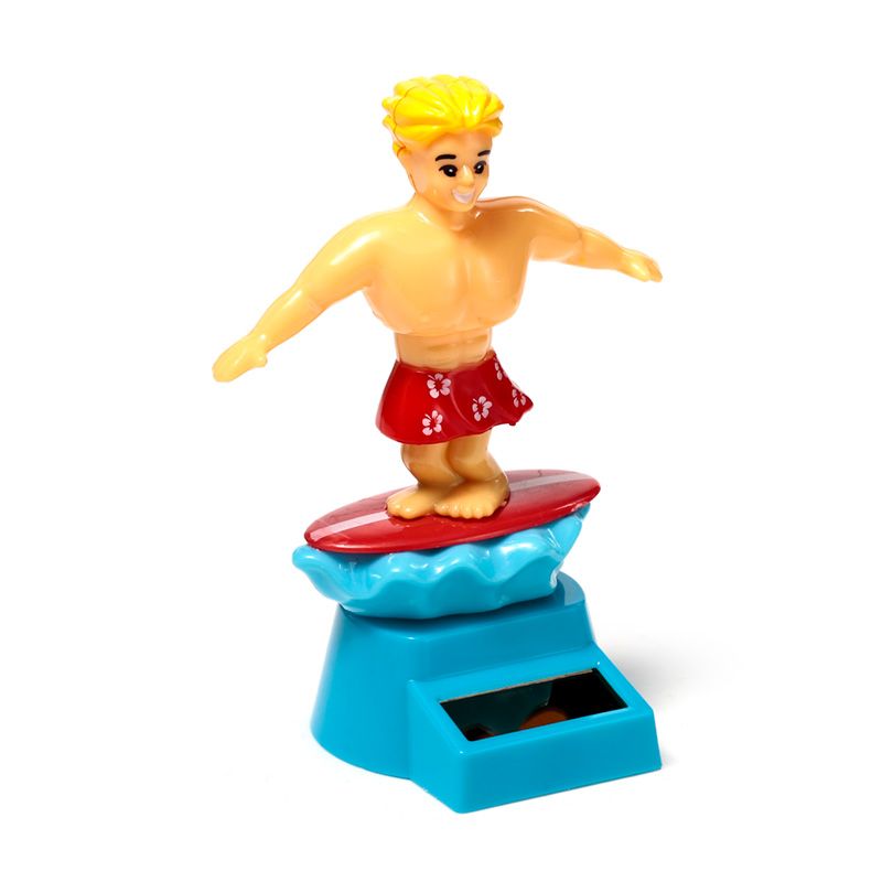 Puckator Solar Wackelfigur Surfer Typ - rot