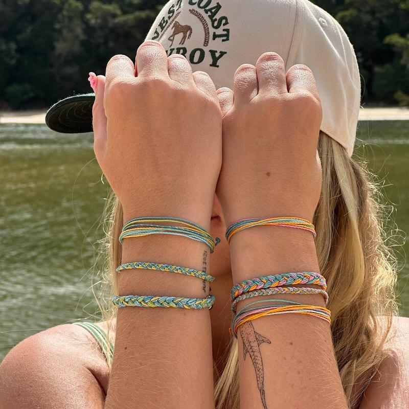 Puravida Armband Braided Multi - Canary