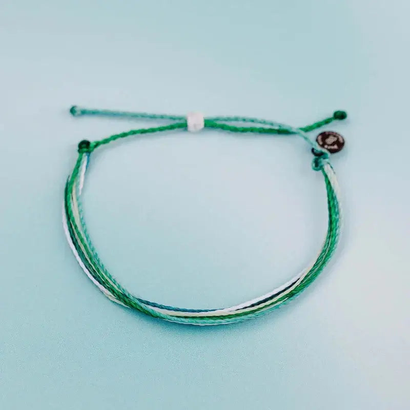 Puravida Armband Charity Rainforest Trust - green