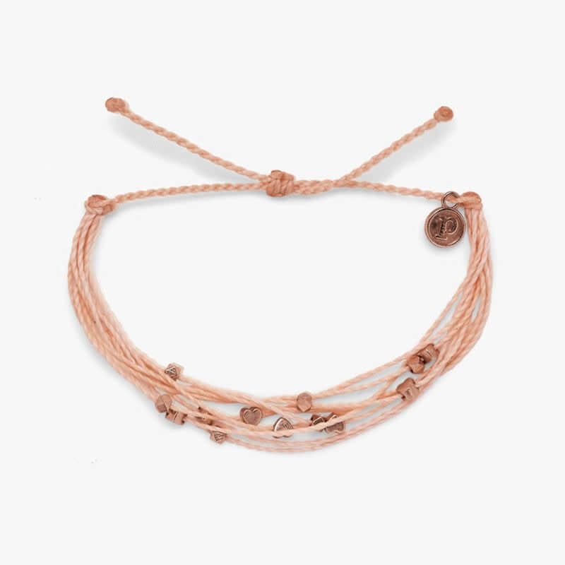 Puravida Armband Malibu Silber - blush