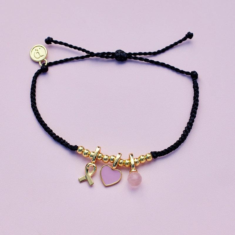 Puravida Charm Enamel Heart - gold