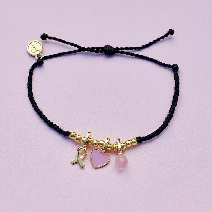 Puravida Charm Enamel Heart - gold