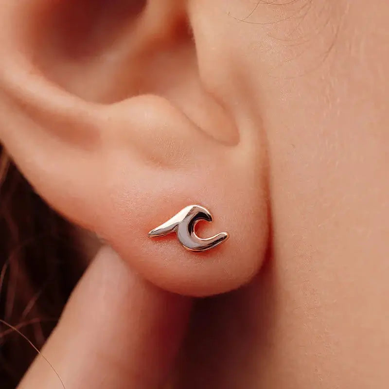 Puravida Ohrringe Wave - silver