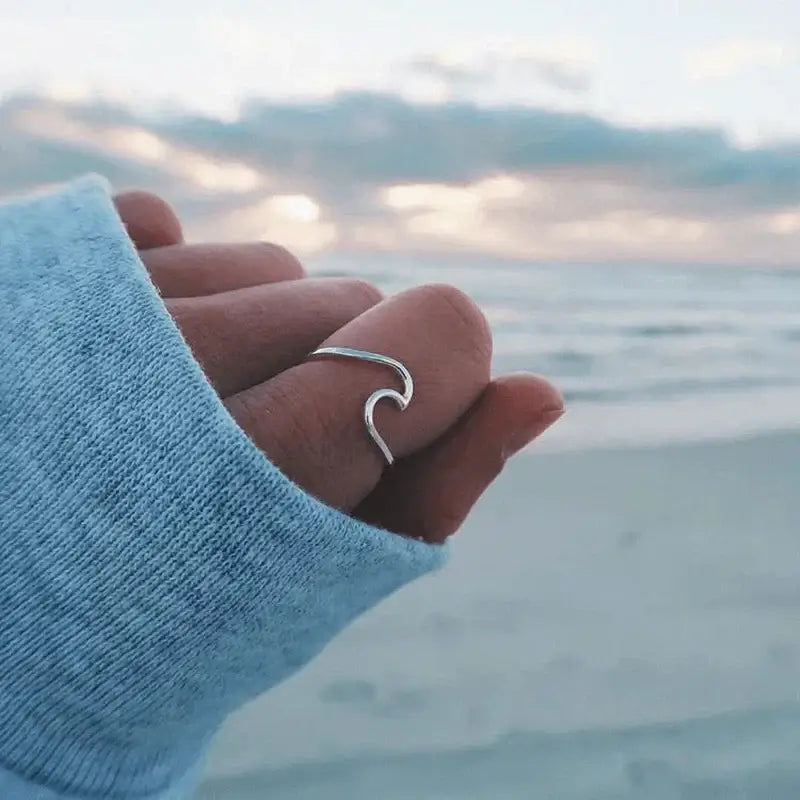 Puravida Ring Wave - silver