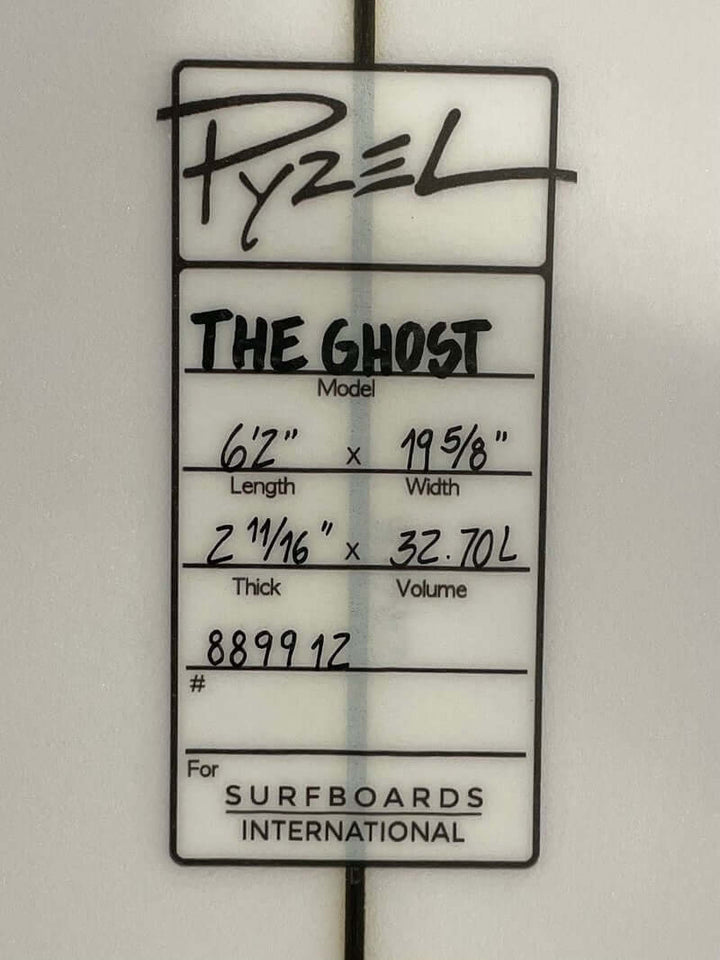 Pyzel Surfboards Ghost 6'2" FCS II 32.7L (Occasion)