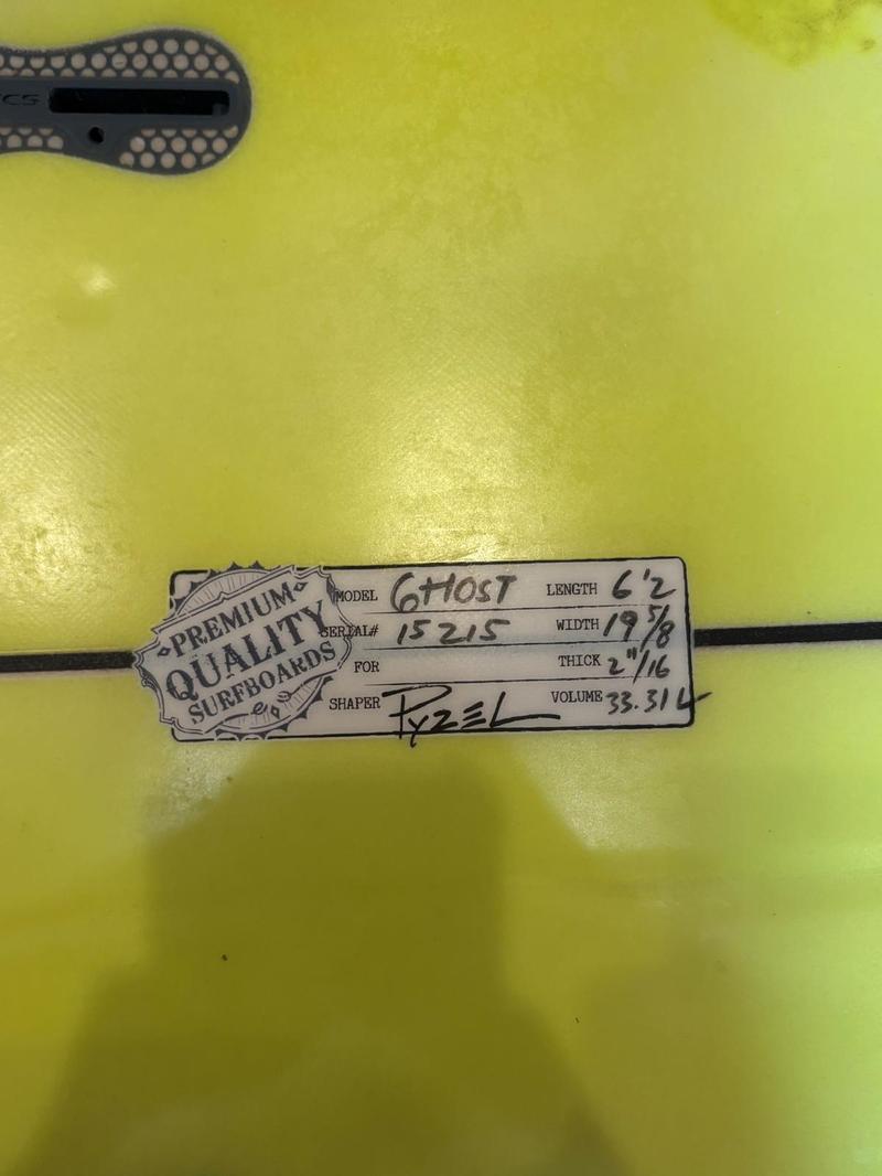Pyzel Surfboards Ghost 6'2 Shortboard (Occasion)