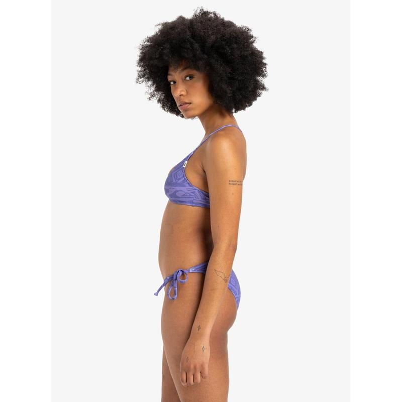 Quiksilver Bikini Top Clickity Clack - dusted peri global heat