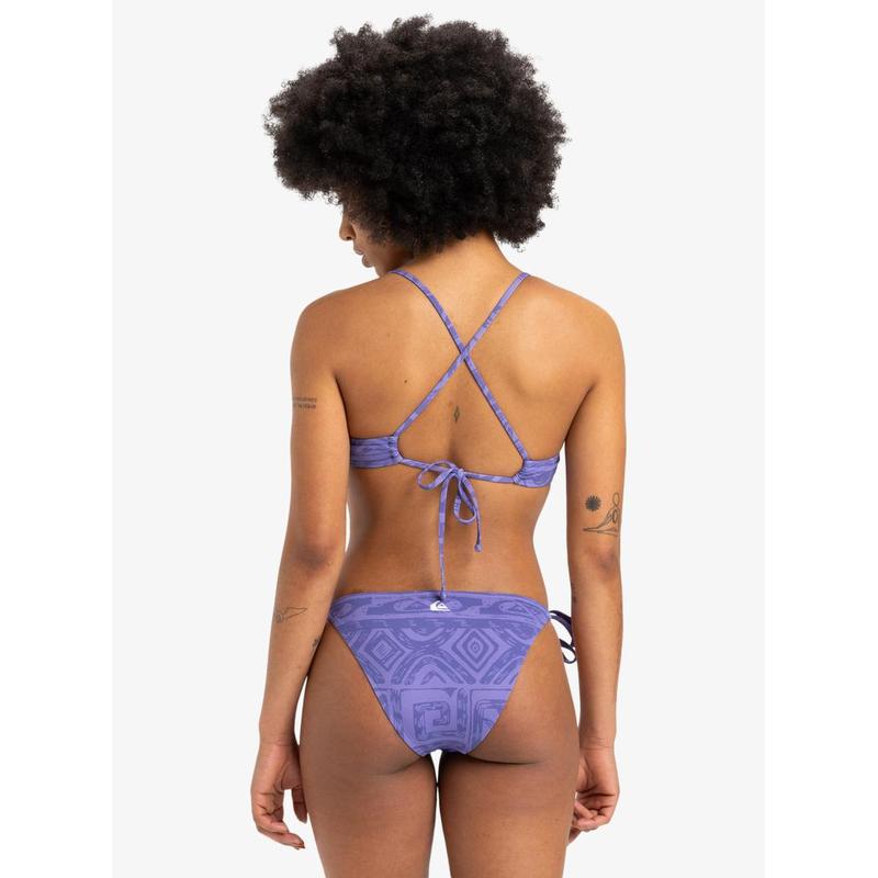 Quiksilver Bikini Top Clickity Clack - dusted peri global heat
