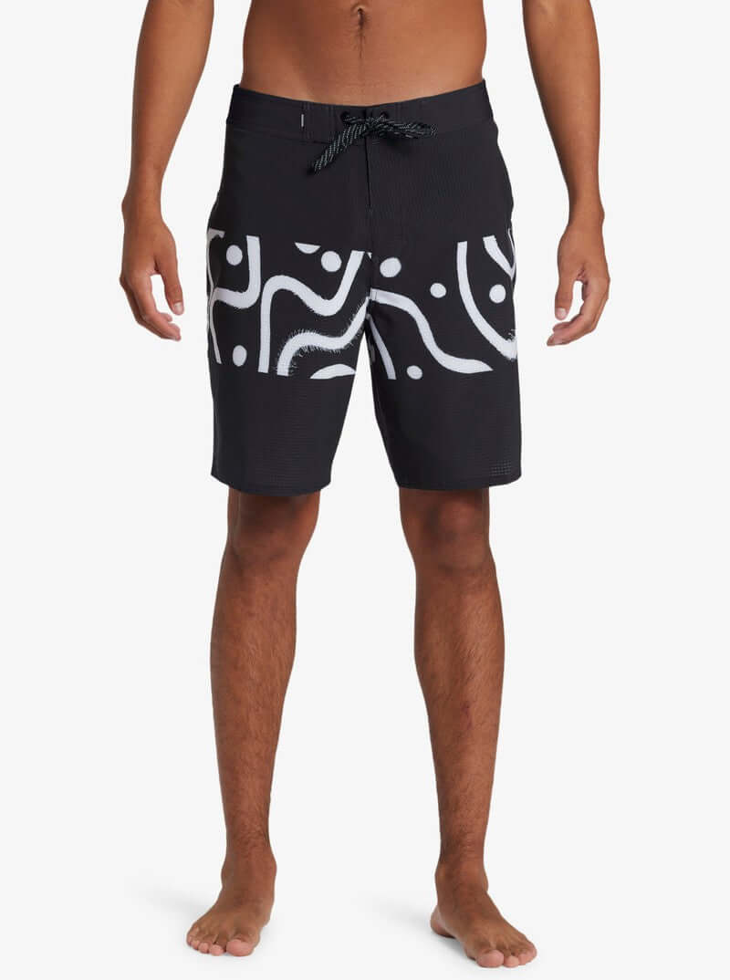 Quiksilver Boardshort Highline Straight Leg 9" - Black