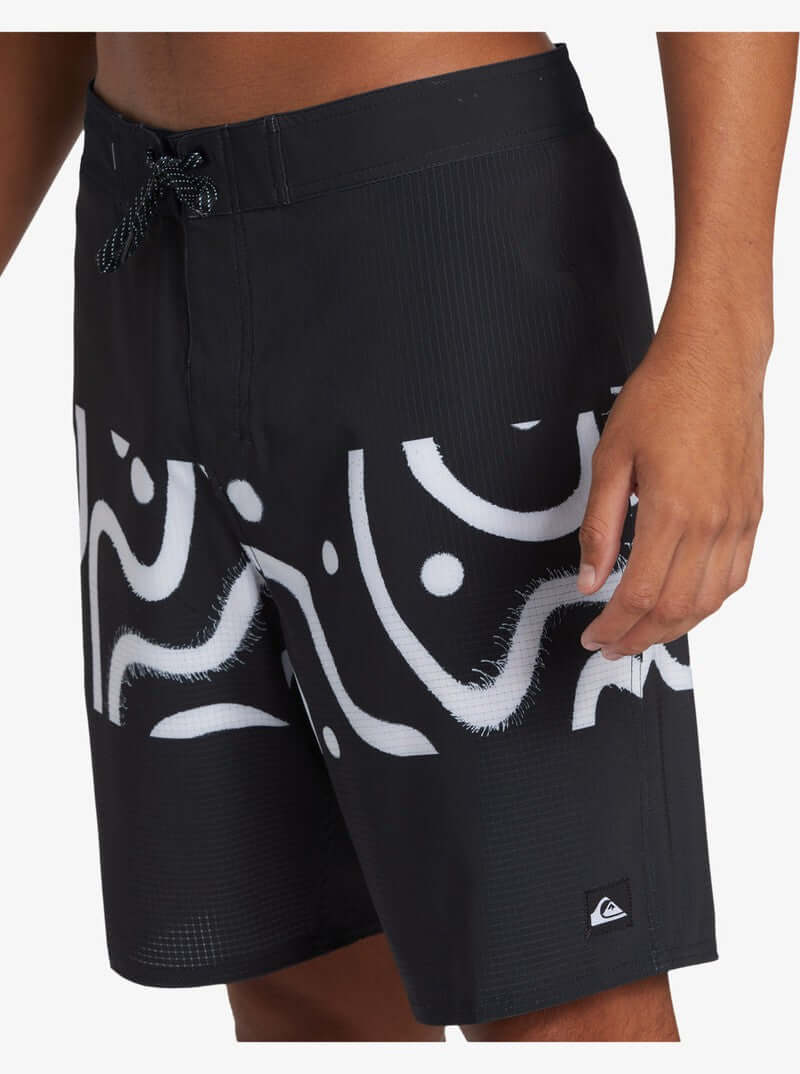 Quiksilver Boardshort Highline Straight Leg 9" - Black