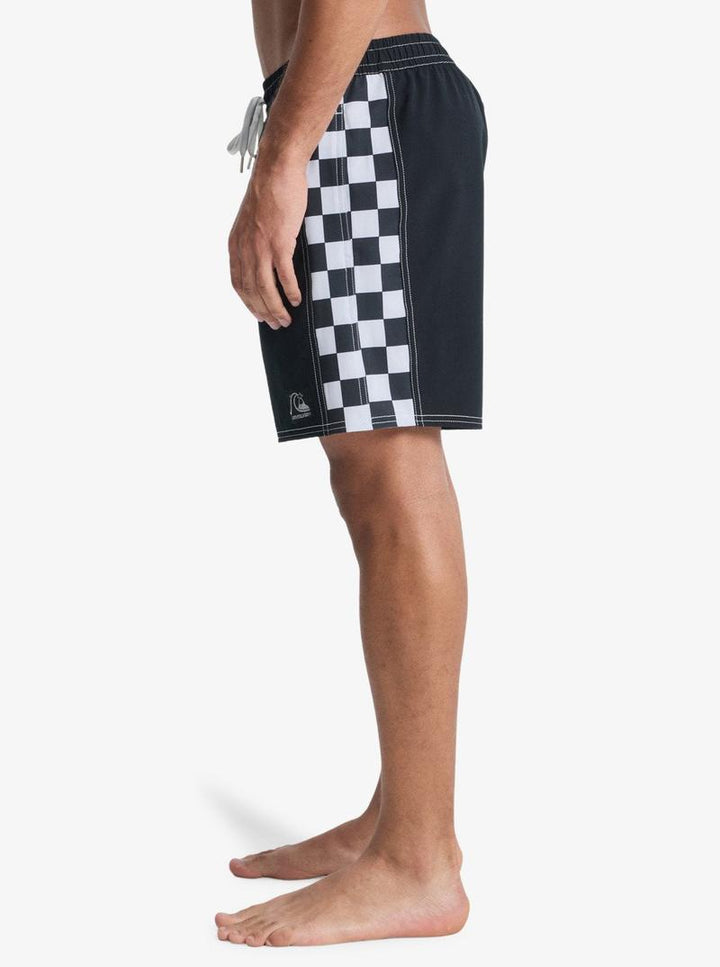 Quiksilver Herren Badehosen Arch Volley - schwarz/checkered