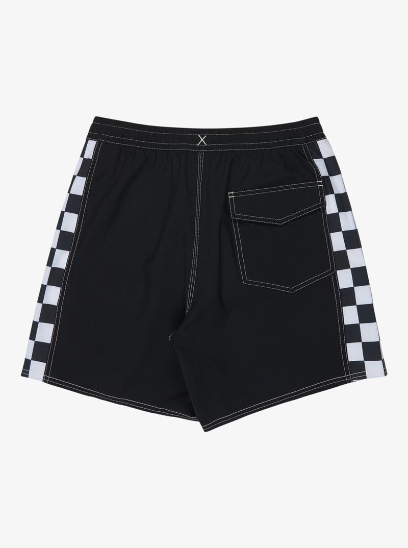 Quiksilver Herren Badehosen Arch Volley - schwarz/checkered