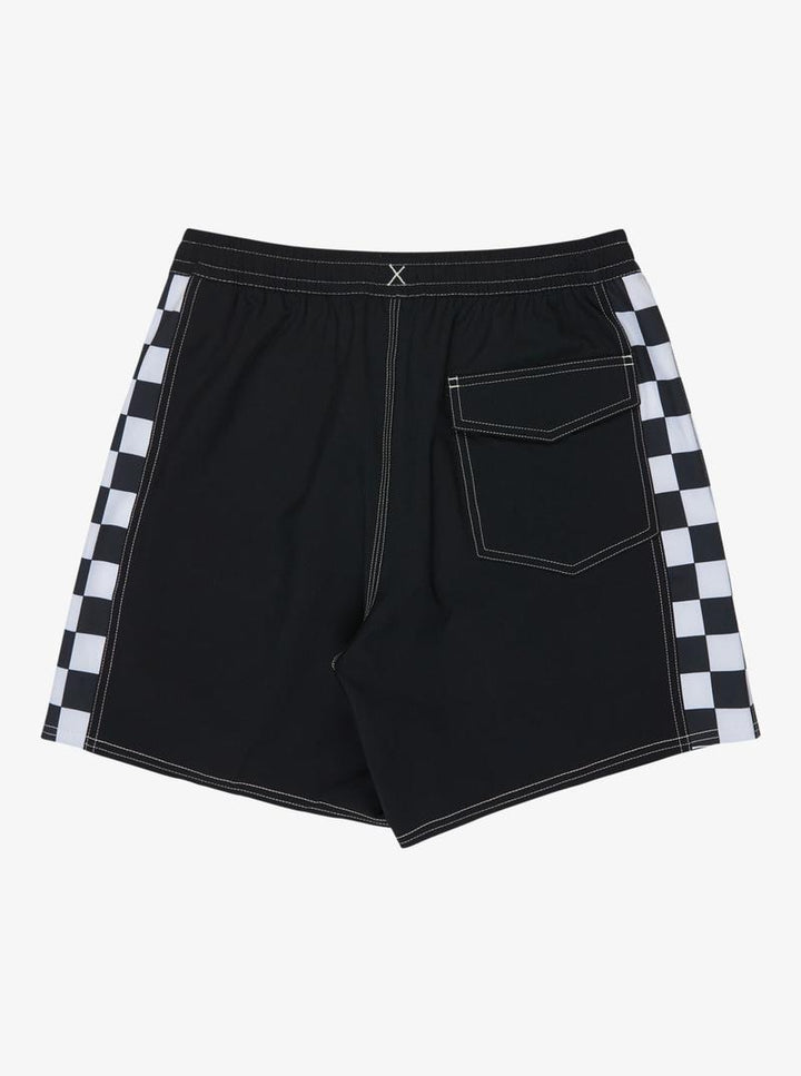 Quiksilver Herren Badehosen Arch Volley - schwarz/checkered