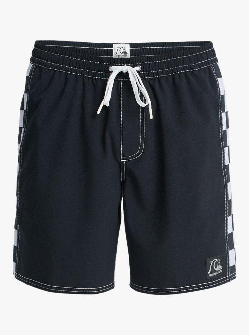 Quiksilver Herren Badehosen Arch Volley - schwarz/checkered