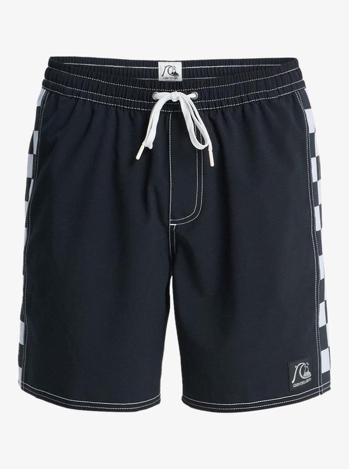 Quiksilver Herren Badehosen Arch Volley - schwarz/checkered