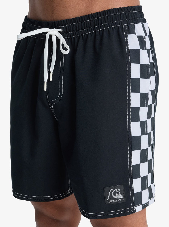 Quiksilver Herren Badehosen Original Arch Volley 17" Ohne Netz - Black
