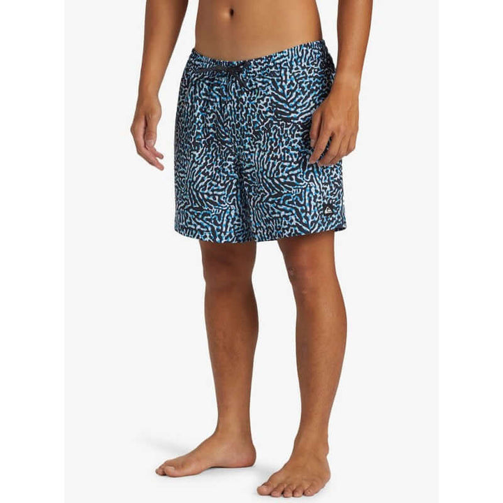 Quiksilver Herren Badehosen Sufsilk Mix Volley 16" - Swedish Blue