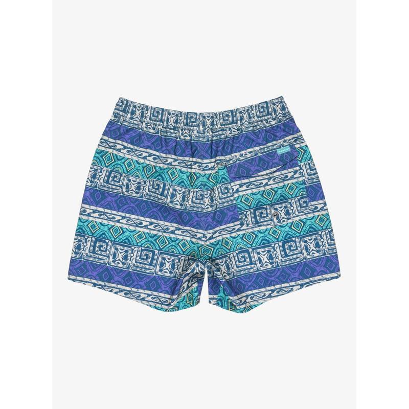 Quiksilver Herren Badehosen Surfsilk Straight 16" - Global Heat Dusted Peri