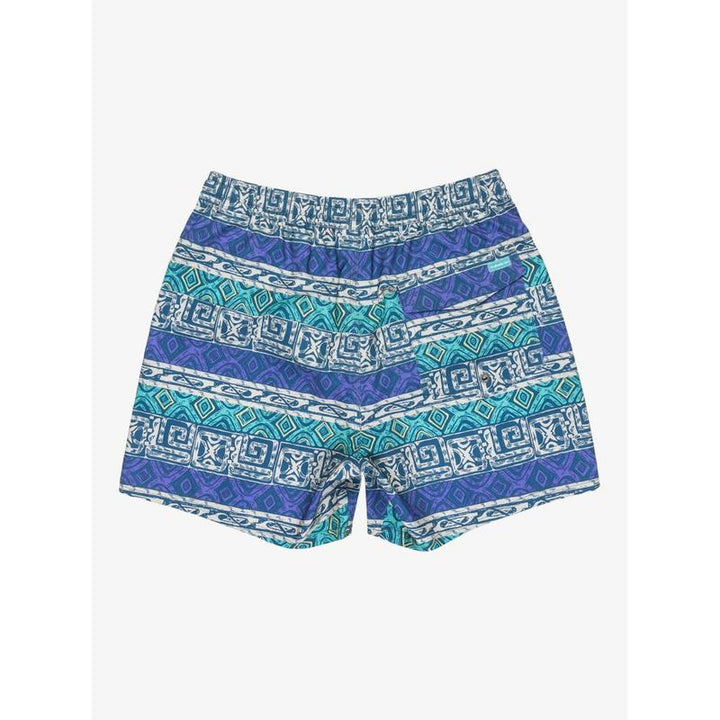 Quiksilver Herren Badehosen Surfsilk Straight 16" - Global Heat Dusted Peri