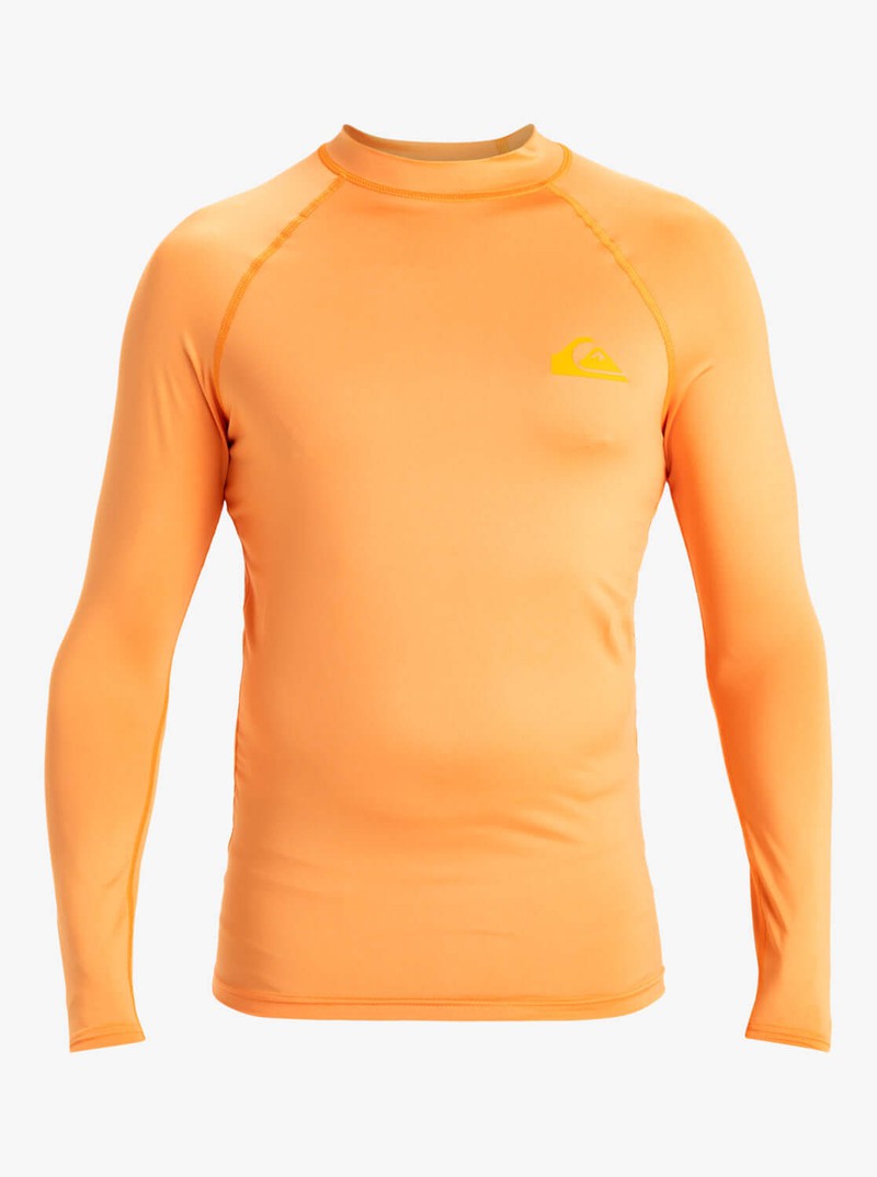 Quiksilver Herren Everyday Langarm Lycra - tangerine