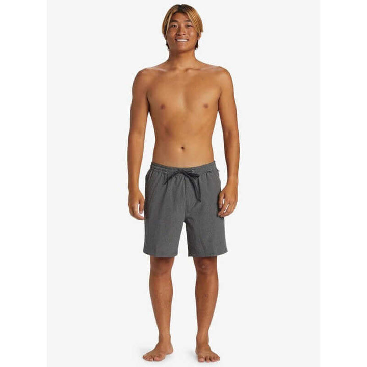 Quiksilver Herren Hybridshort Taxer Heather Amphibian 18" - black