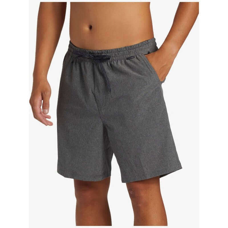 Quiksilver Herren Hybridshort Taxer Heather Amphibian 18" - black