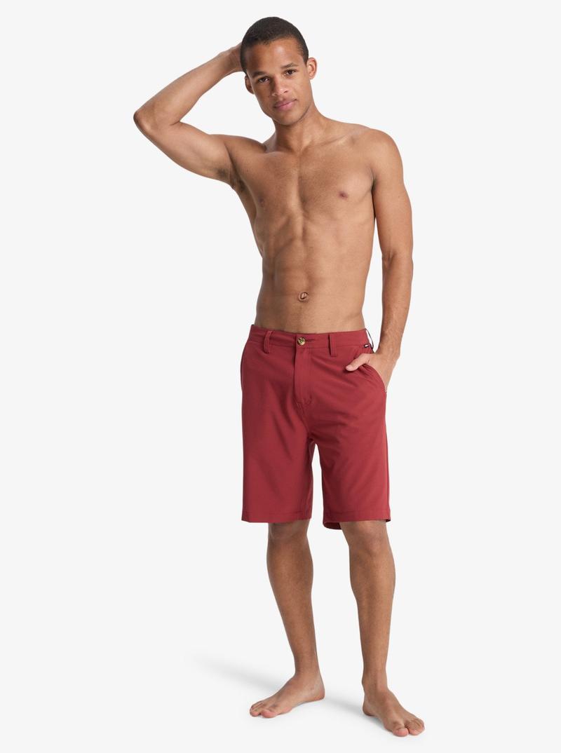 Quiksilver Herren Hybridshorts Union Amph 20" - Burnt Russet
