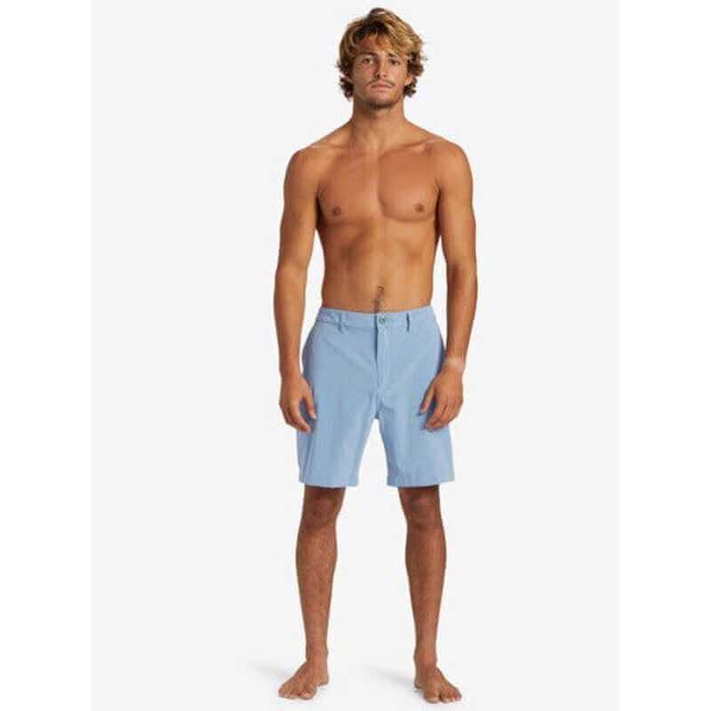 Quiksilver Herren Hybridshorts Union Heather Amphibian 19" - Blue Shadow