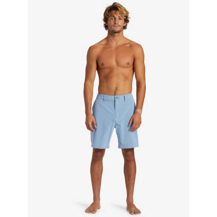 Quiksilver Herren Hybridshorts Union Heather Amphibian 19" - Blue Shadow