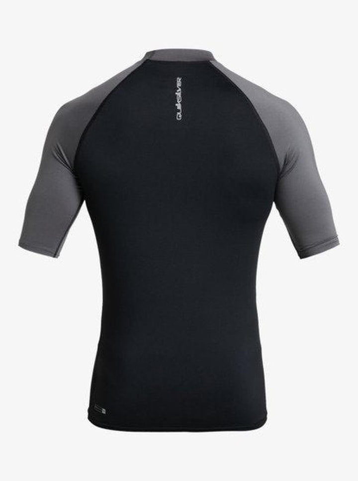 Quiksilver Herren Lycra Everyday SS - Black/Iron Gate