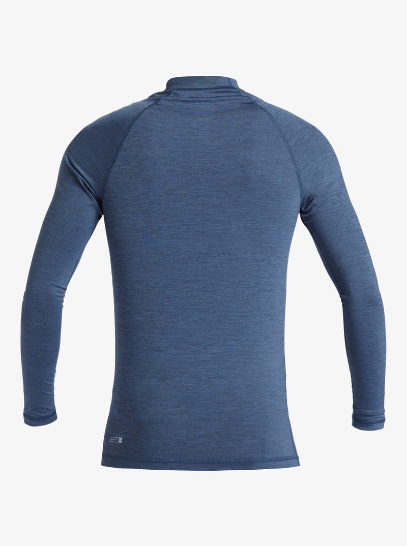 Quiksilver Herren Lycra Langarm Everyday - Vintage Indigo Heather