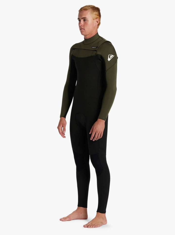 Quiksilver Herren Neoprenanzug Everyday Sessions 3/2mm Chestzip - Black/Thyme