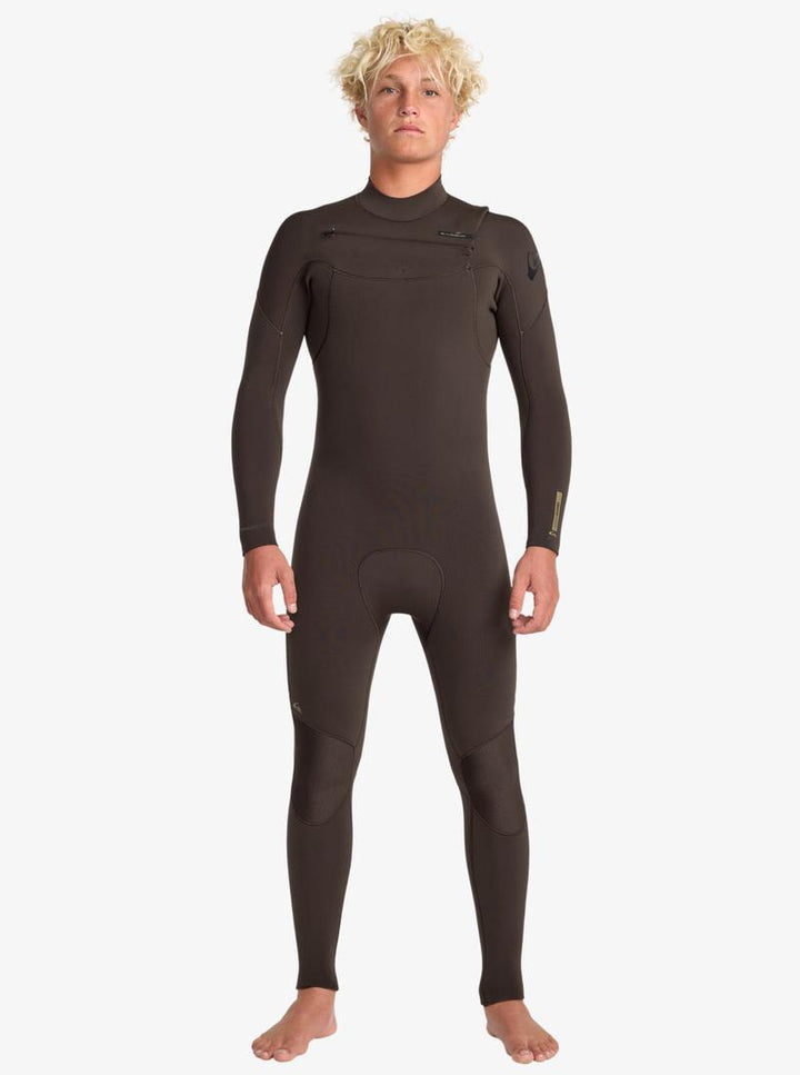 Quiksilver Herren Neoprenanzug Everyday Sessions 3/2mm Chestzip - Brown