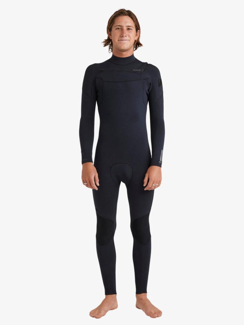 Quiksilver Herren Neoprenanzug Everyday Sessions 4/3mm Chestzip - Black