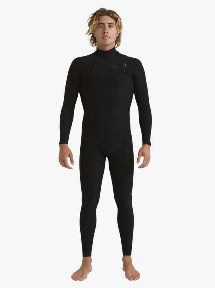 Quiksilver Herren Neoprenanzug Highline 4/3mm Chestzip - Black