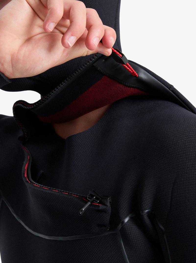 Quiksilver Herren Neoprenanzug Marathon Sessions 6/5/4 CZ mit Haube - Black