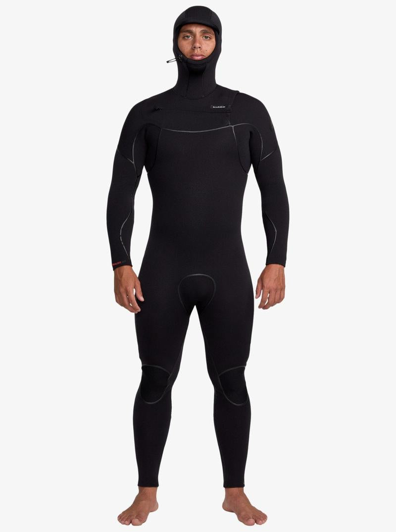 Quiksilver Herren Neoprenanzug Marathon Sessions 6/5/4 CZ mit Haube - Black