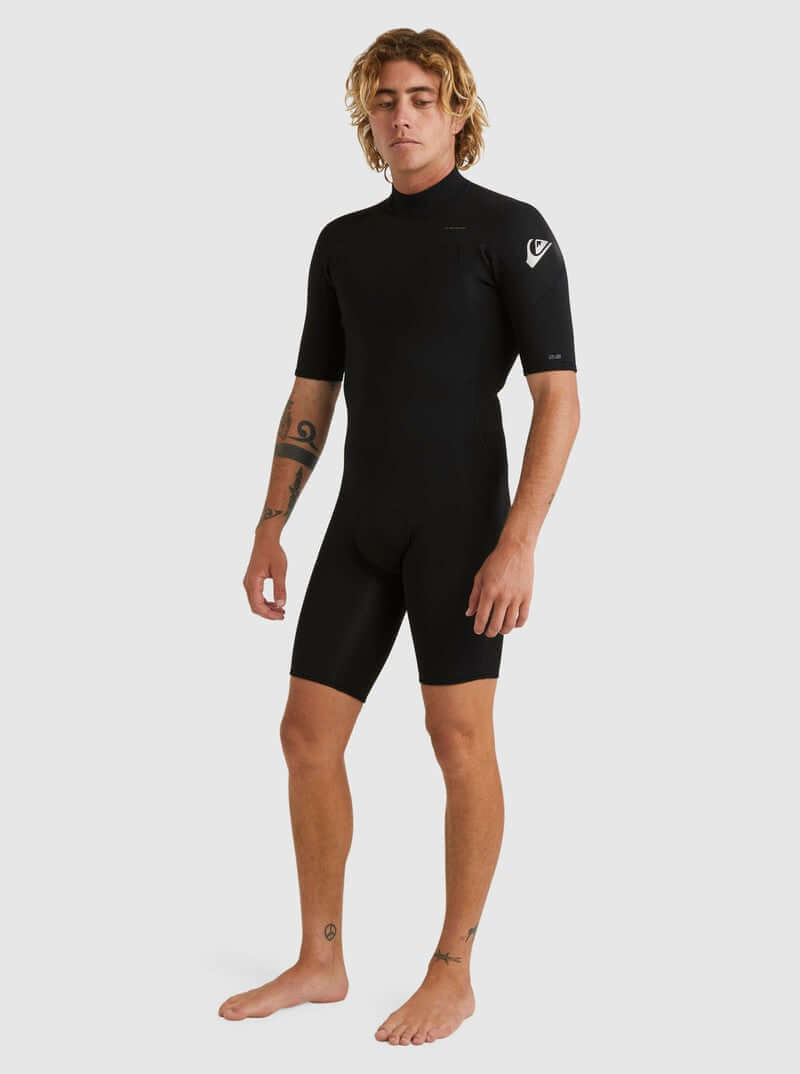 Quiksilver Herren Shorty Everyday Sessions 2/2mm BZ kurzarm - black