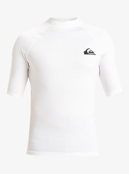 Quiksilver Herren Surfshirt Everyday Surf kurzarm mit UPF 50 - weiss