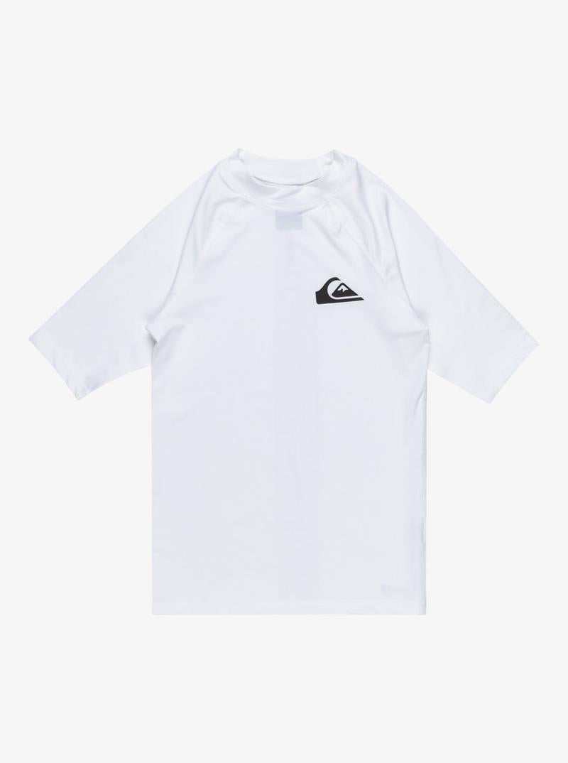 Quiksilver Kinder Lycra Everyday kurzarm 50UPF - weiss